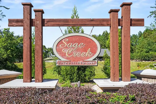 Sage Creek neighborhood entrance sign